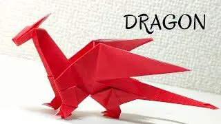 折り紙 ドラゴン 龍 竜 恐竜 簡単 かっこいい 折り方 1枚で折る おりがみ Ver.06 – ORIGAMI ROOM おりがみルーム | 恐竜の 折り紙紹介